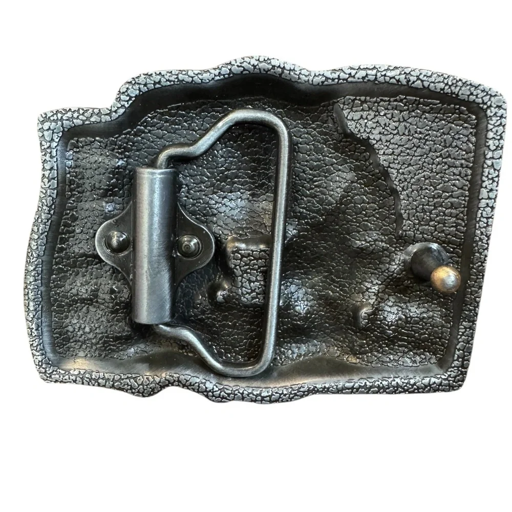 United States Airforce Belt Buckle - Silver, Red, and Blue